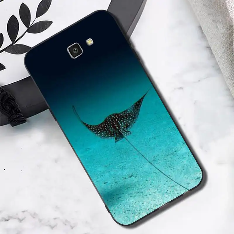 YNDFCNB Ocean Animal Manta Ray Phone Case For Samsung J 7 plus 7core J7 neo J6 plus prime J6 J4 J5 Mobile Cover