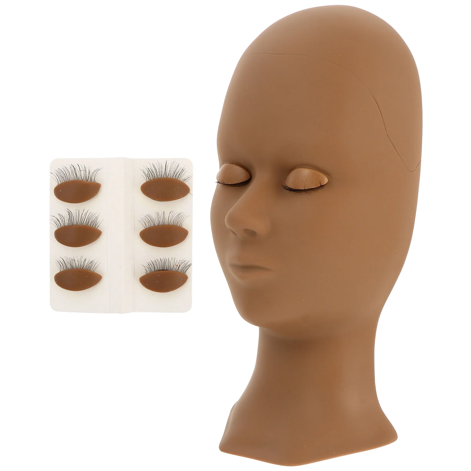 

1 Set Lash Training Head Makeup Eyelash Head Eyelash Practice Head Mannequin Head for Makeup Practice