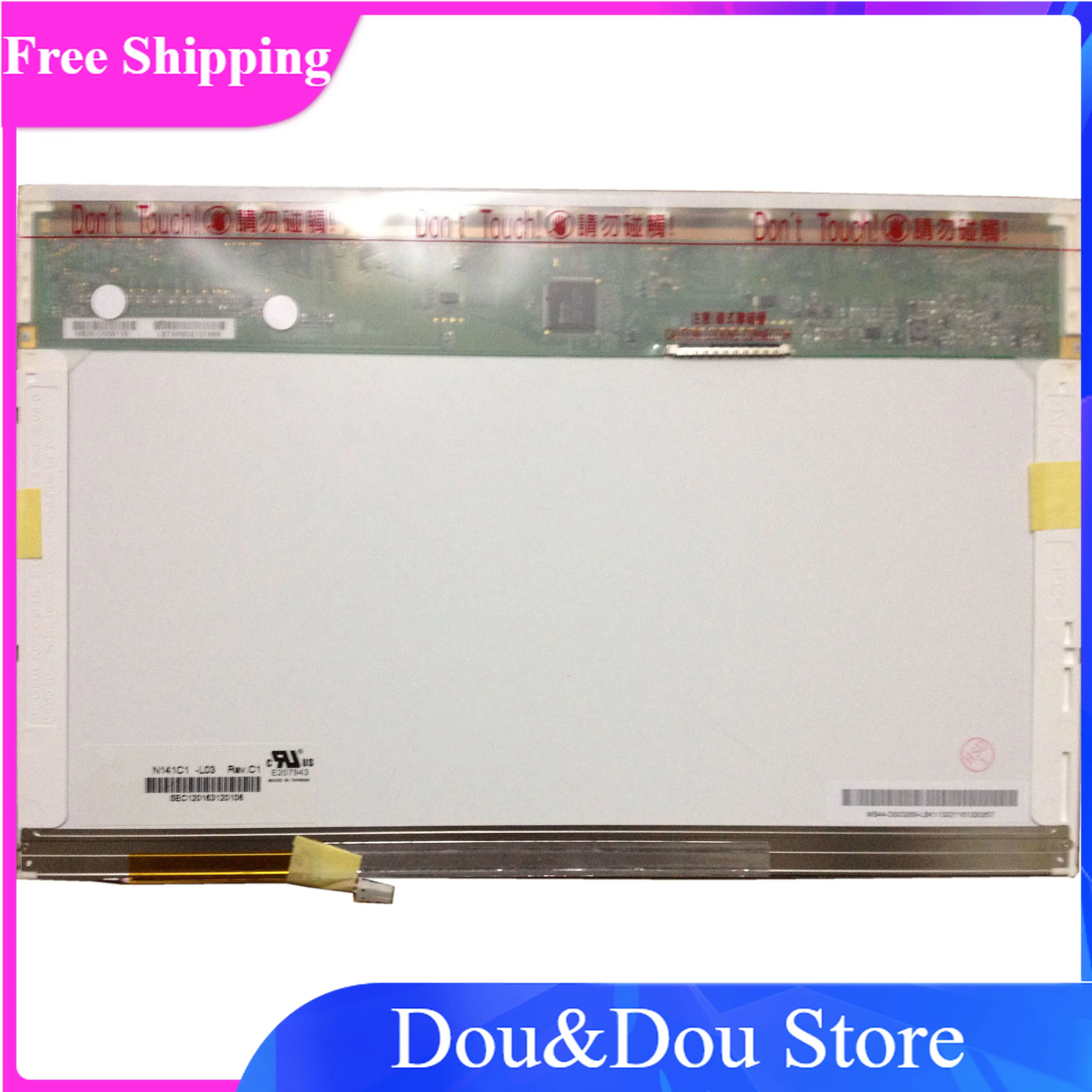 

N141C1-L03 fit LTN141BT06 LP141WP1 LTN141WD1 N141C3-L02 B141PW01 N141C3-L03 B141PW03 30 pin LCD