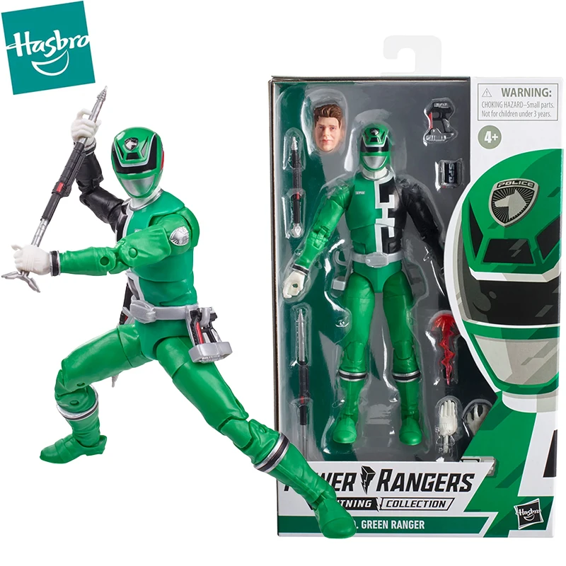 

In Stock Hasbro Power Rangers Lightning Collection Green Ranger S.P.D. Action Figure Collectible Model Toys Gifts