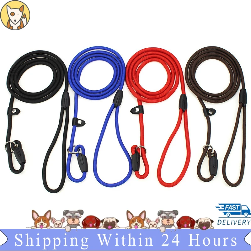 

Pet Dog Strap Rope Traction Nylon High Quality Pet Dog Leash Rope Adjustable Training Lead Leash Dog Dog Harness Collar Lead