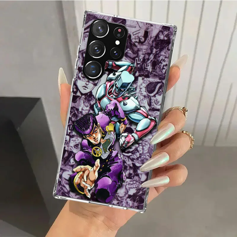 Чехол для телефона с аниме JoJo ODD Adventur Samsung Galaxy Note 20 Ultra 10 Plus 9 8 M12 M21 M30S M51 M52 J4 J6 + J8