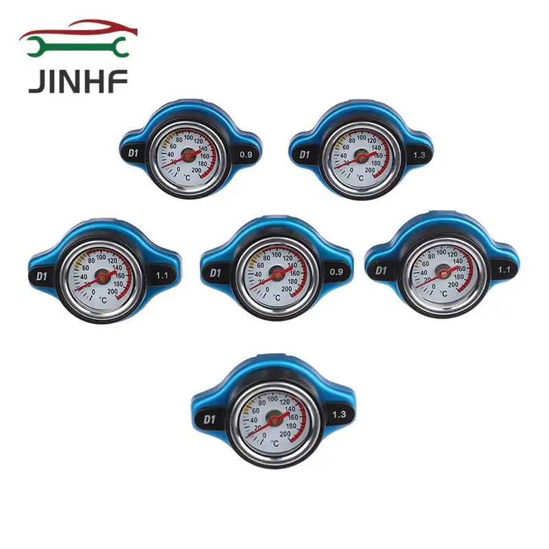 

1X New Car Motorcycle D1 Spec Thermo Radiator Cap Tank Cover Water Temperature Gauge with Utility Safe 0.9 Bar/ 1.1 Bar/1.3 Bar
