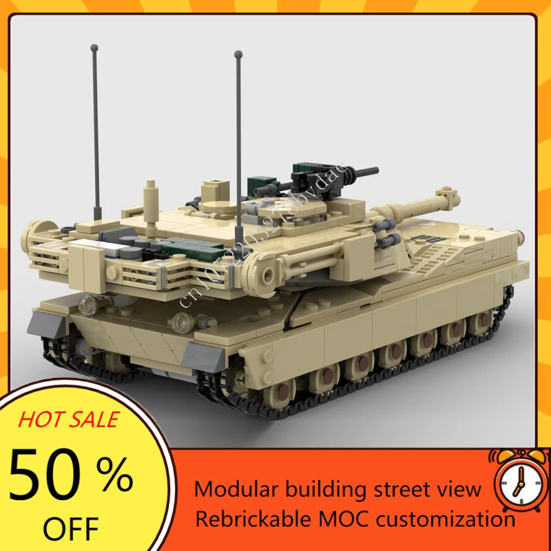 Фото 1170 шт. MOC WW2 военная серия Leopard 2A5 разрушитель бронеавтомобиль модель на заказ пазлы DIY сборка детские рождественские игрушки подарок №5