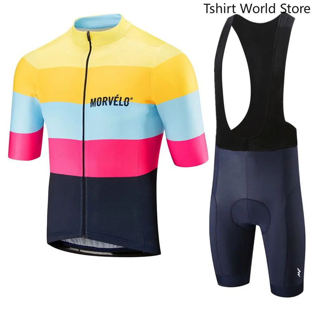 

Morvelo 2020 men's jersey men's quick-drying summer bike short-sleeved mountain bike suit bike outdoor racing suit cycling kit