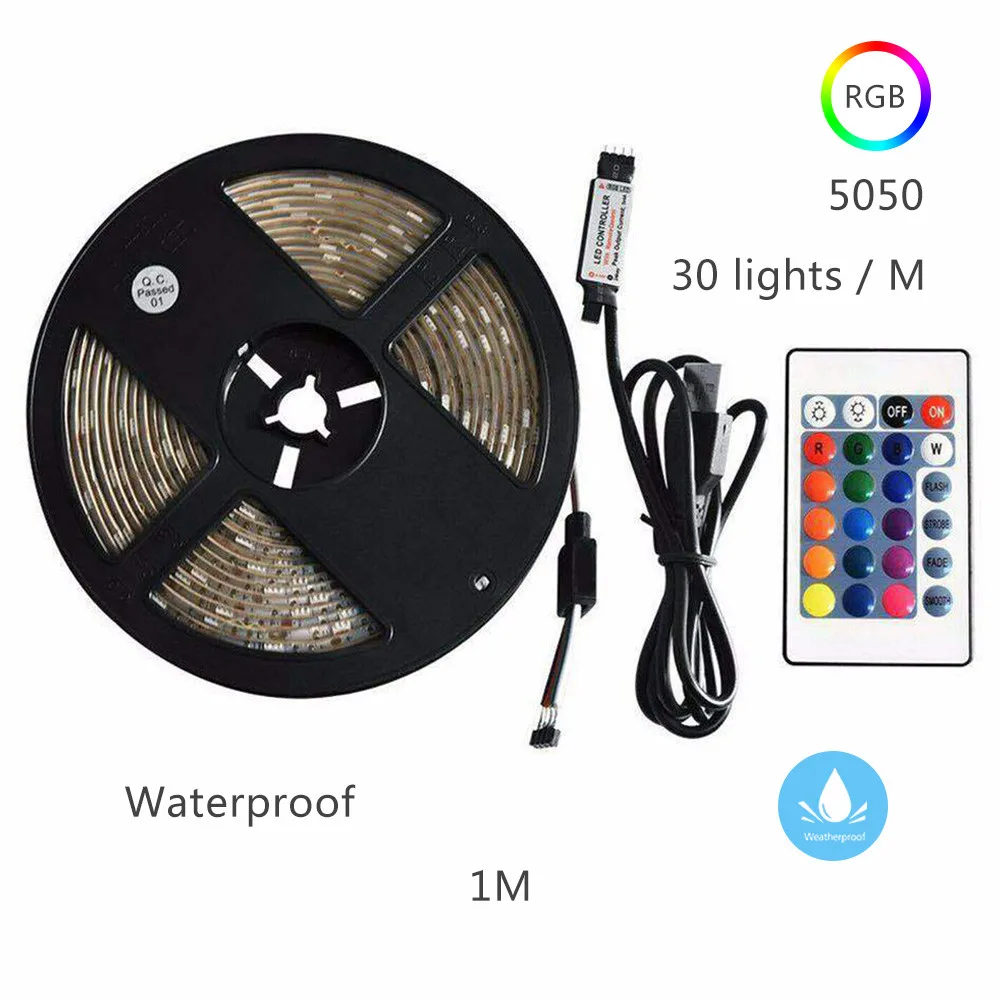 USB 5 в Bluetooth Светодиодная лента RGB 5050 светодиодсветильник s м 10 15 20 подсветка