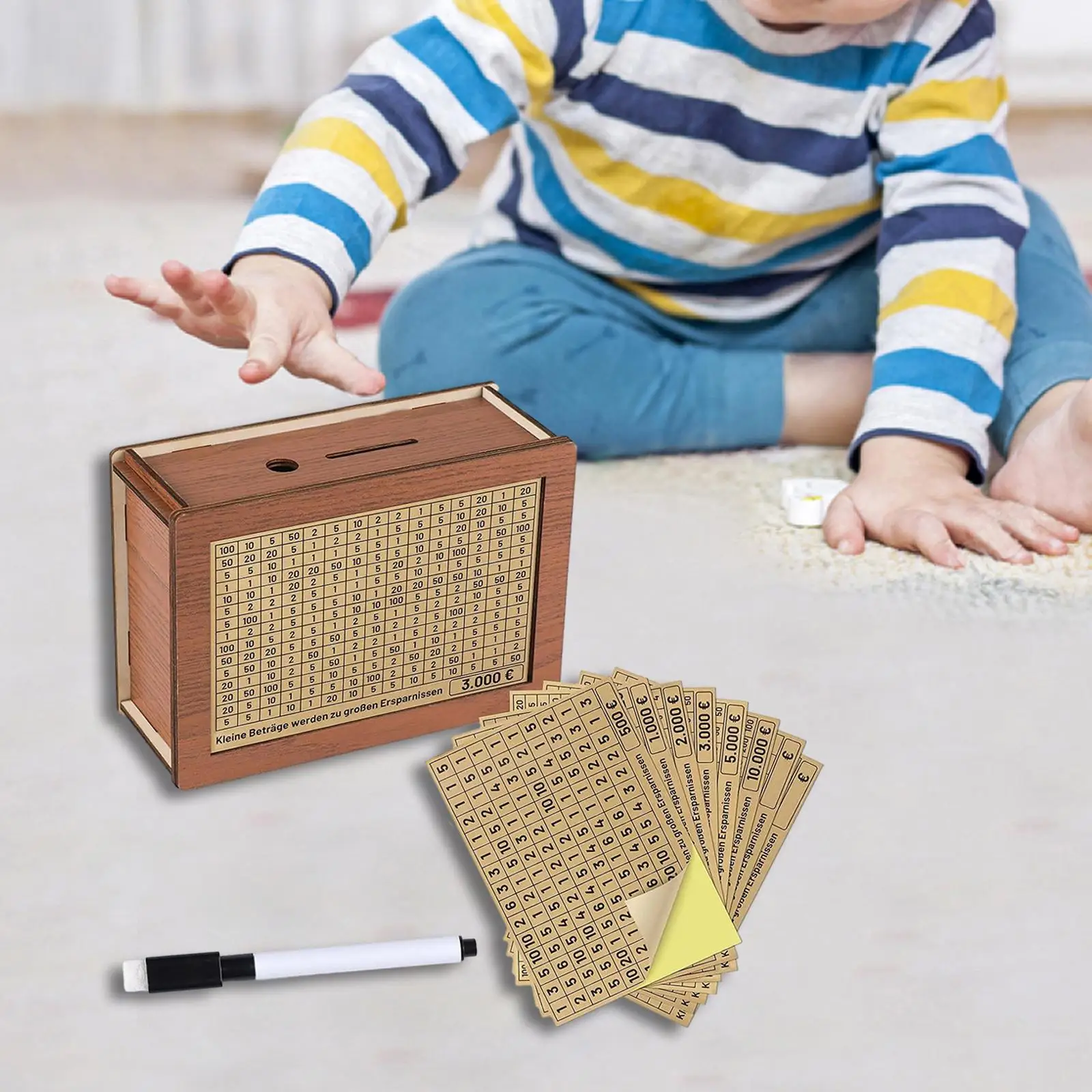 Savings Plan With Stickers Money Saving Box For Children Boys Girls Adults Child Birthday Gifts