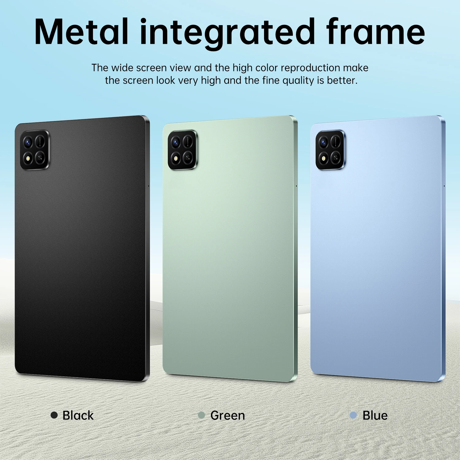 Фото Новый планшет 2026 Original Global Version Pad 7S Pro 10.1 дюйма HD 4K Android 15 16 ГБ+1 ТБ 10000 мАч 5G Dual SIM WiFi GPS. Хит продаж! №3