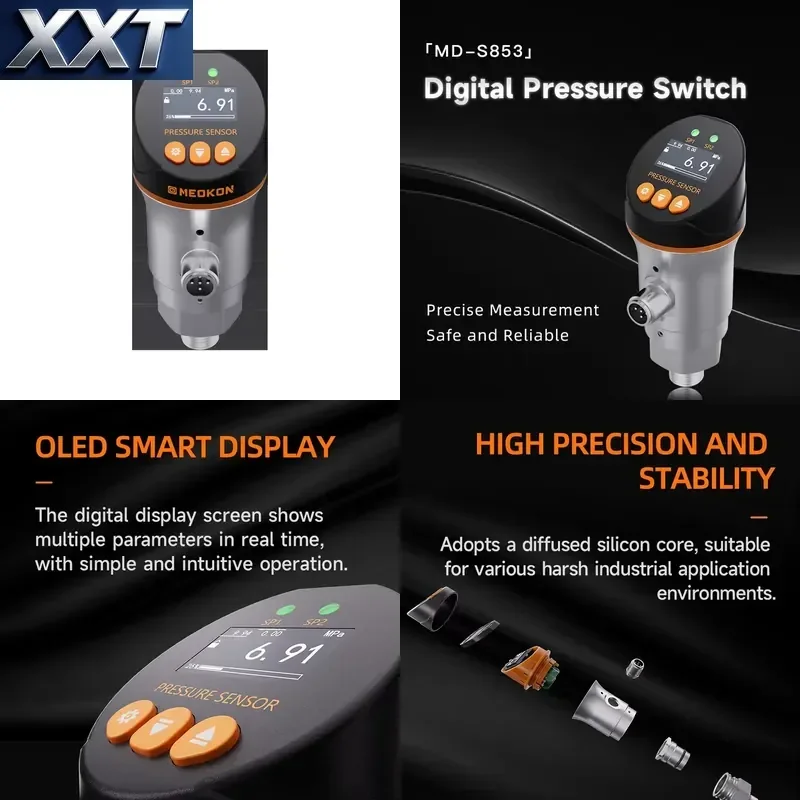 Фото Электронный датчик/выключатель давления XXT MEOKON MD-S853 №1