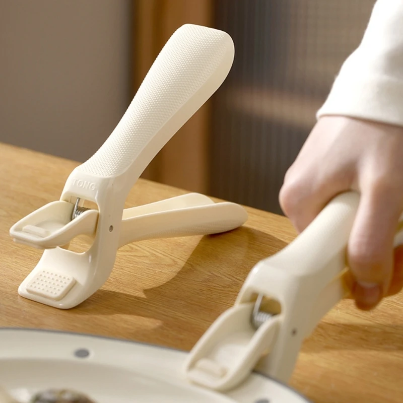 Семейный безопасный зажим для кухонной чаши с термостойкой пластиковой ручкой