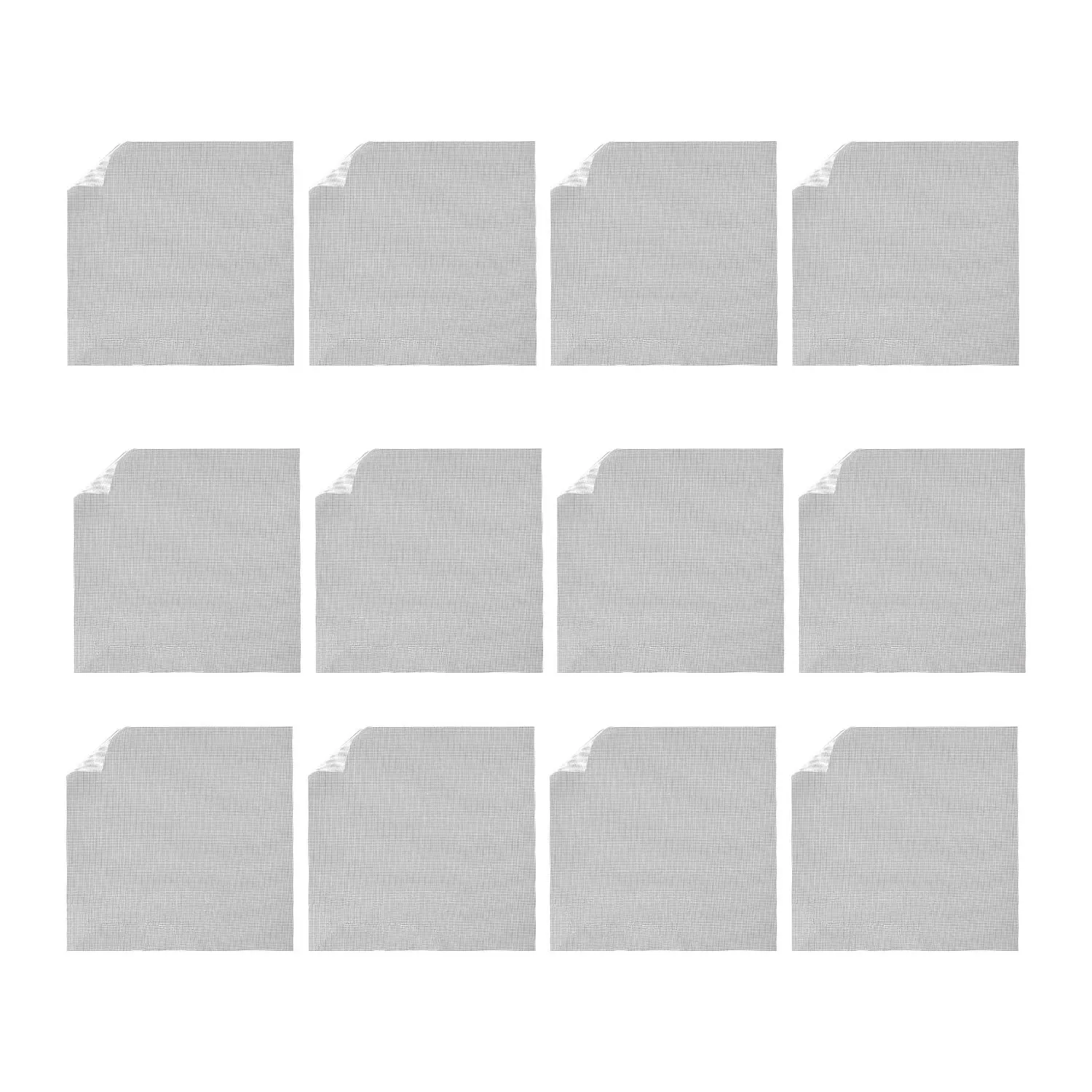 

Silicone Dehydrator Sheets, Premium Non Stick Silicone Mesh for Fruit Dehydrator, Dehydrator Tray Reusable 12Pcs