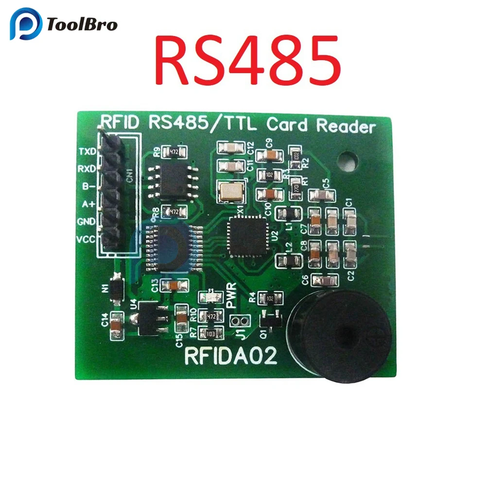 

RFID RS485 RS232TTL UART кардридер, модуль 13,56 МГц, RFID UID IC кардридер, печатная плата постоянного тока 5-18 в