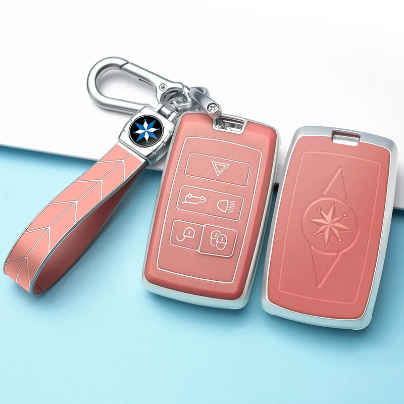 

TPU Key Case Cover Bag Shell Keychain for Jaguar XF XJ XE XJL XF For Land Rover Range Rover Sport Evoque Freelander