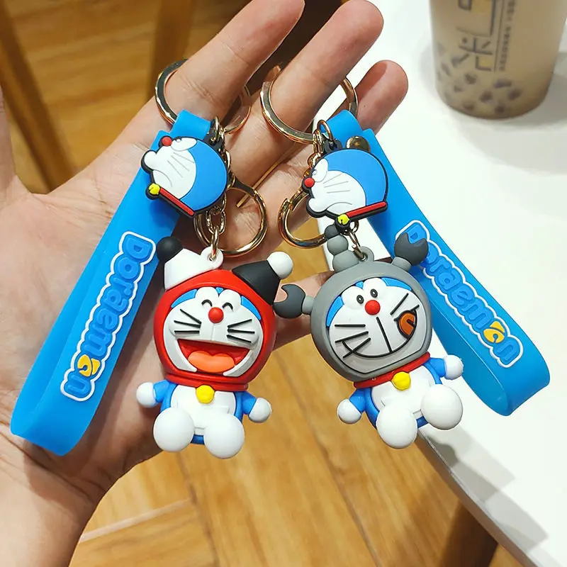 

Doraemon 12 созвездий милых мультяшных силиконовых брелоков