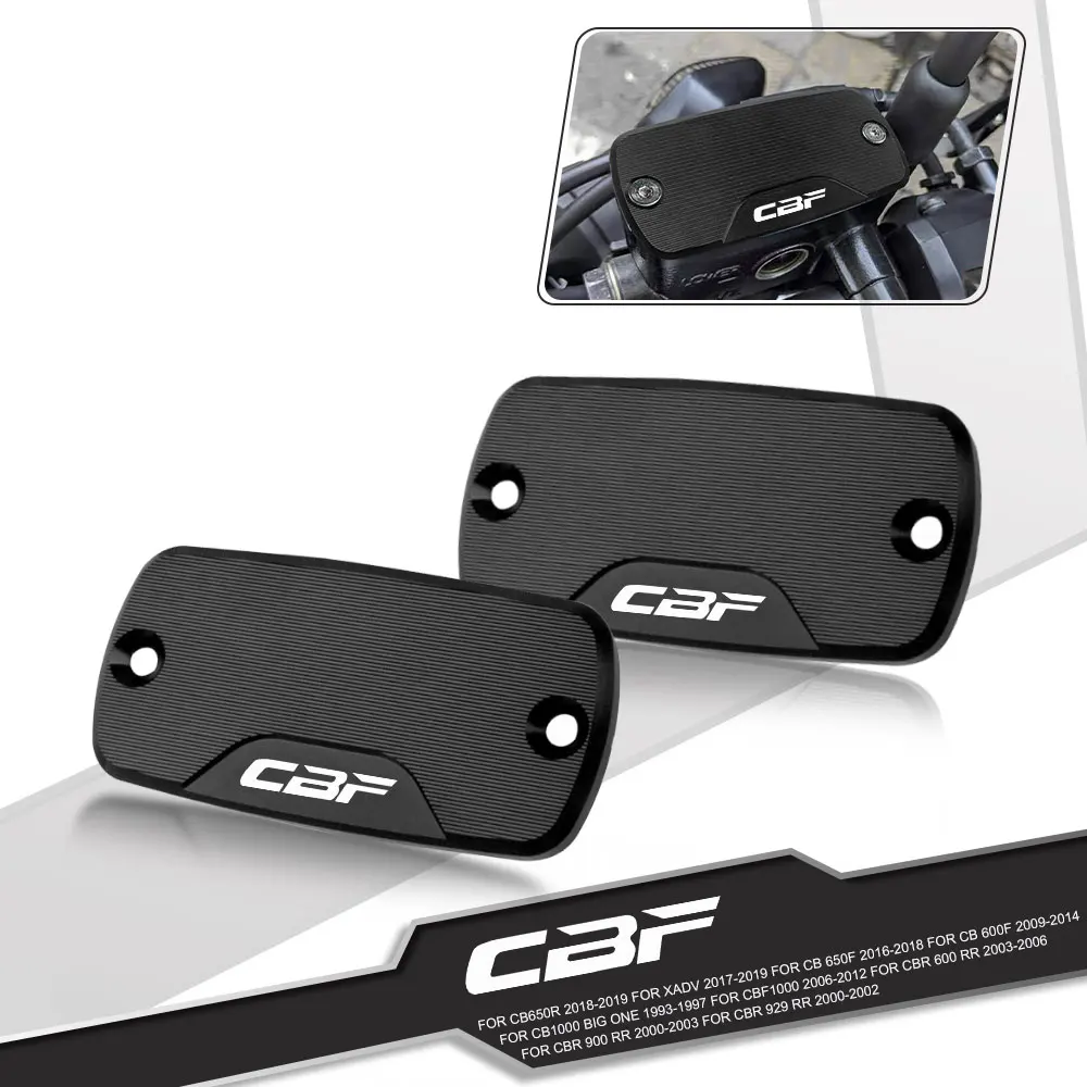 

CBF LOGO Motorcycle Accessories Front Brake Clutch Cylinder Fluid Reservoir Cover Cap For Honda CBF1000 2006-2012 2007 2008 2009