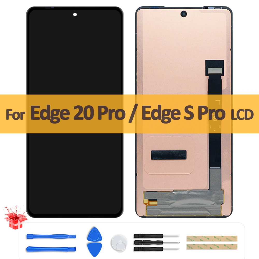 

6.7" Original OLED For Motorola Moto Edge 20 Pro LCD Display XT2153-1 Touch Screen Digitizer Assembly Panel For Moto Edge S Pro