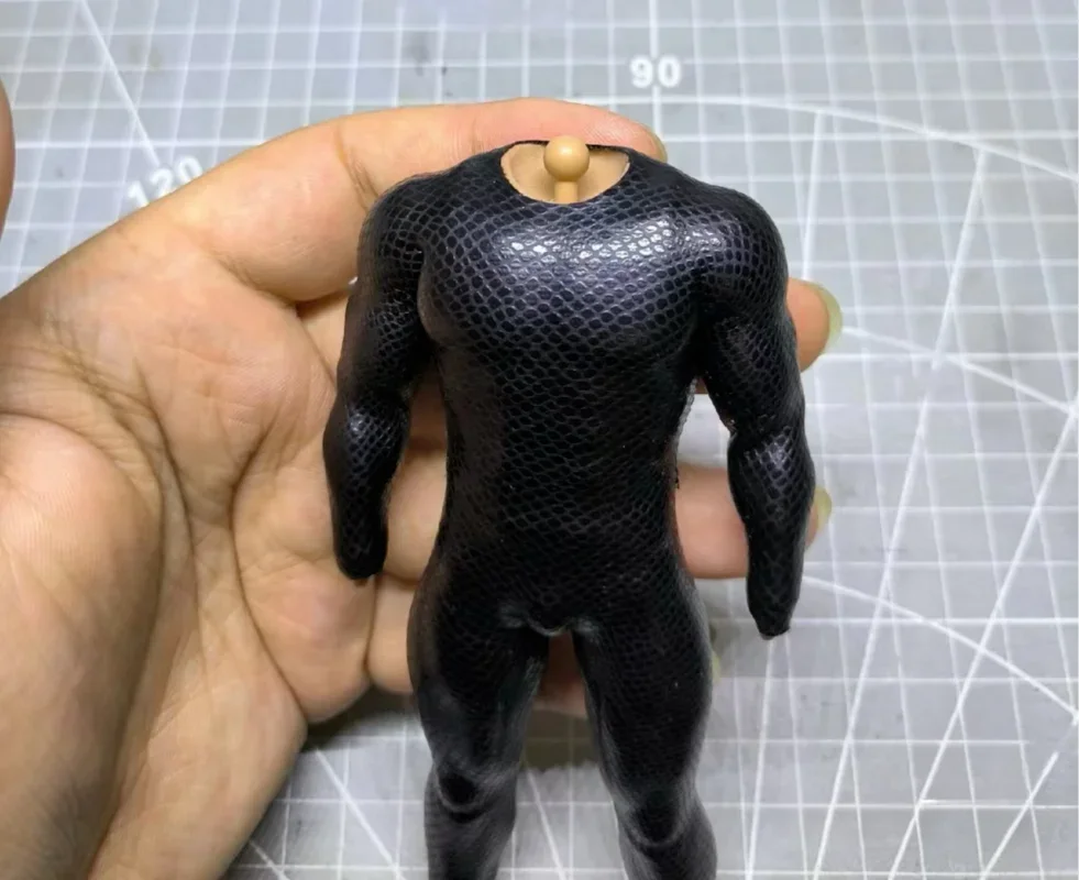 Модель черного облегающего масштабного комбинезона 1/12 для Vtoys 6 дюймов (без тела)