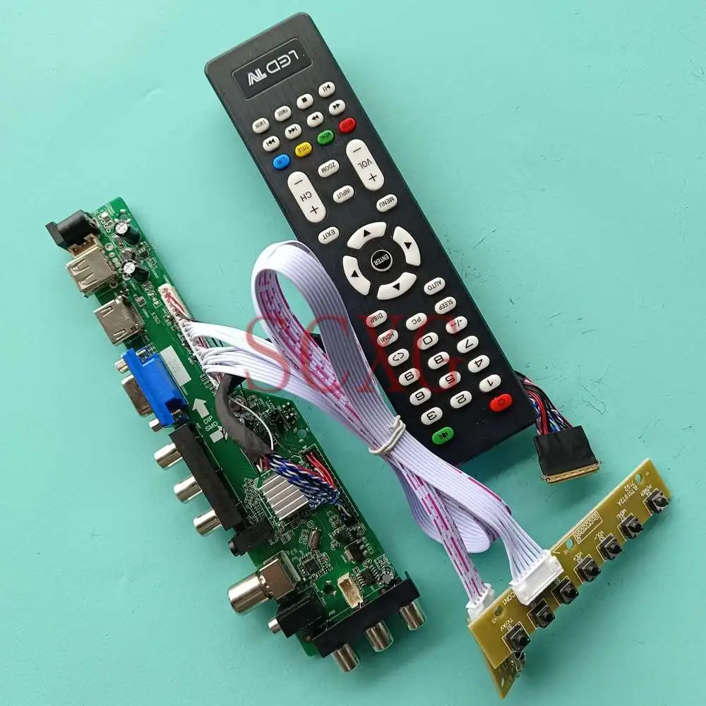 

LCD Driver Control Board Work For N156HGE-LA1 VGA HDMI-Compatible USB AV 1920 1080 15.6" Screen Digital Signal DVB 40 Pin LVDS