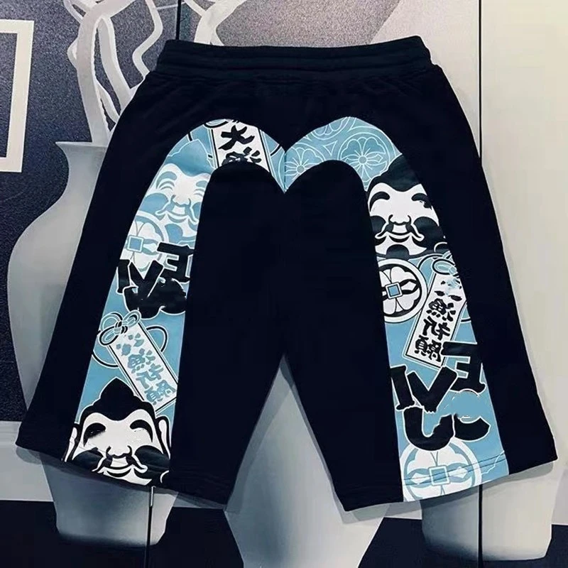 

2022 Japanese Tide Brand Shorts Summer Men's Big Pants Casual Five-point Pants Men's Thin Section All-match Loose Sports Pants