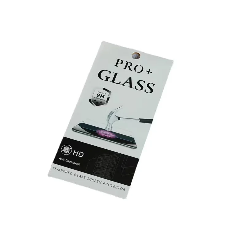 100pcs Universal Paper Retail Package Packaging Box Bag For iphone Samsung Huawei  9H Tempered Glass Screen Protector Film