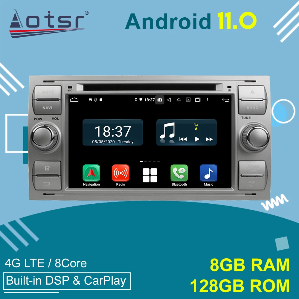 

For Ford Focus C-Max Fiesta Fusion Galaxy 2005 - 2007 Android Car Radio Stereo Receiver Multimedia Player GPS Navi Head Unit