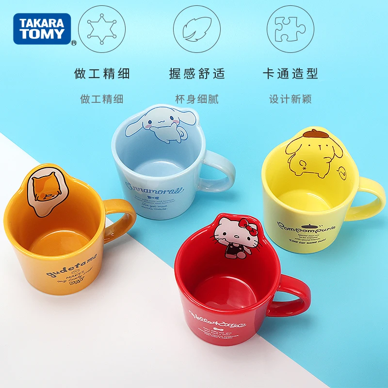 

Takara Tomy Cinnamoroll Babycinnamoroll керамическая чашка Hello Kitty мультяшная чашка Милая стеклянная кружка для воды