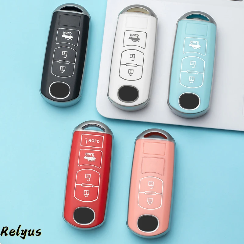 

ТПУ чехол для автомобильного ключа чехол для Mazda 2 3 6 Axela Atenza Demio CX-5 CX5 CX-3 CX8