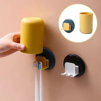 multifunction toothbrush holder mouth wash cup wall mounted bathroom wash cell hair dryer stand household towel storage holder