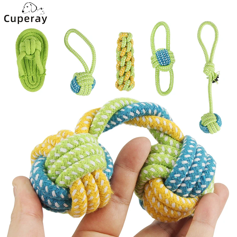 

Large Dog Rope Chew Toys,Aggressive Chewers Tough Natural Cotton Rope Chew Knotted Heavy Rope Toys for Large&Medium Dog Teething