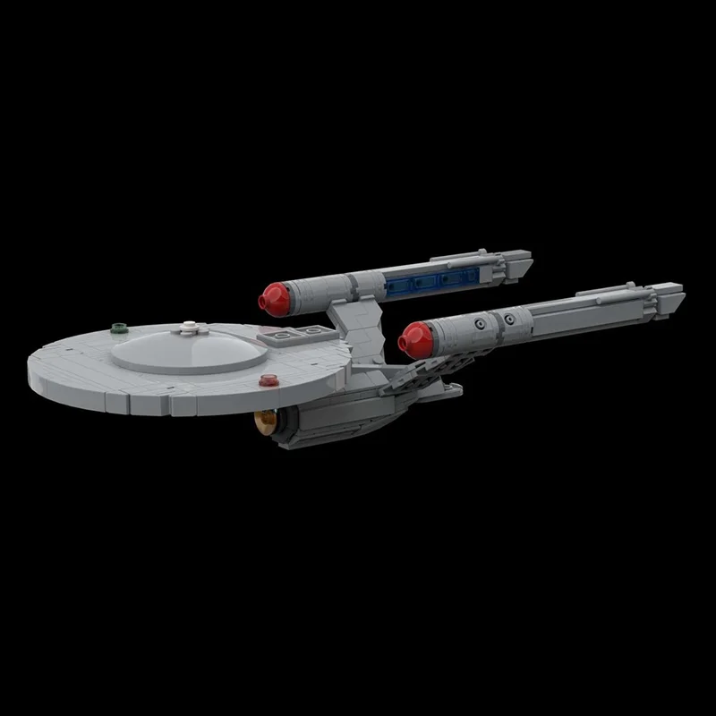 Фото Набор для сборки модели космического корабля Star Trek: Конституция и Энтерпрайз (322 детали), конструктор MOC, подарочный набор для демонстрации №2