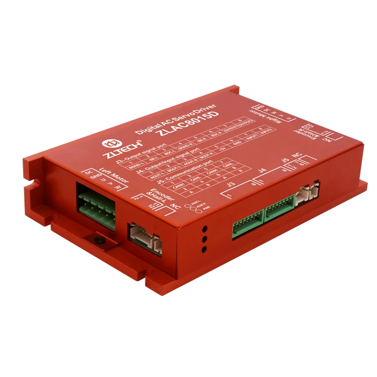 

ZLTECH 3 phase 24V-48V DC 15A 500W CANOPEN RS485 dual channel brushless hub servo motor controller driver for mobile robot