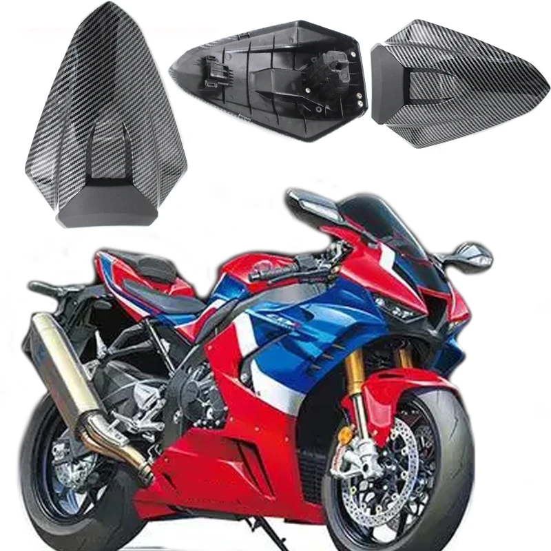 

For Honda CBR1000RR-R 2020-2023 2021 2022 Carbon Motorcycle Rear Passenger Pillion Solo Seat Cover Cowl Fairing