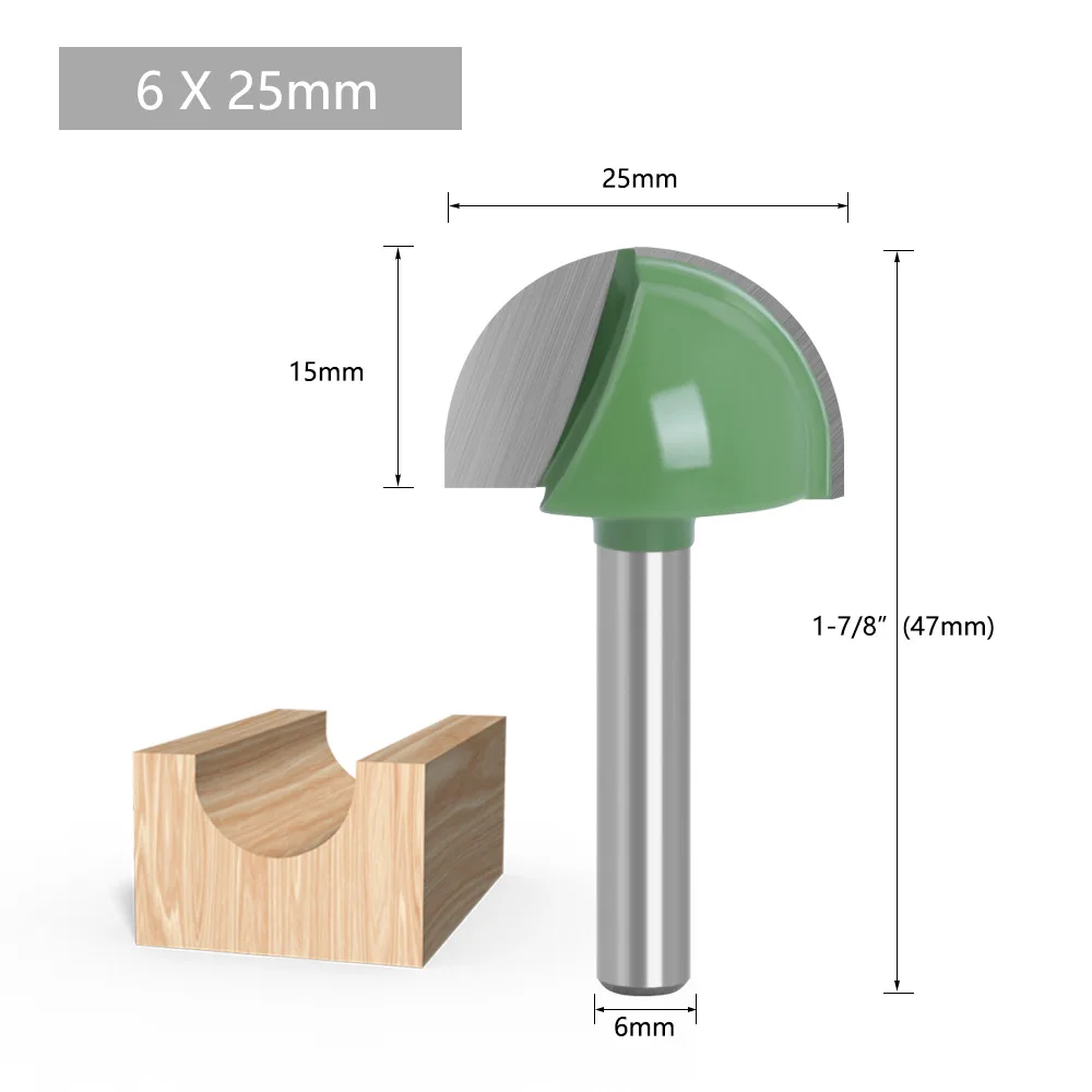 

Фреза для резьбы по дереву твердосплавная 6 мм