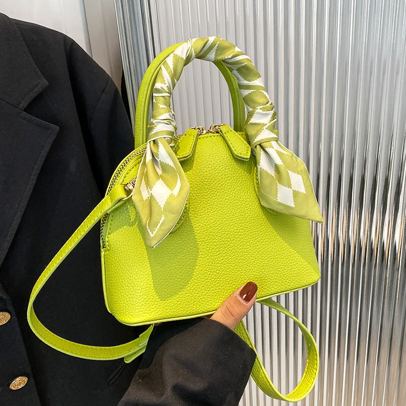 

Textured Women's Bags 2022 Summer New Popular Handbags Simple Shell Bags All-match Casual Personality Single-shoulder Messenger