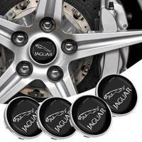 4pcs car emblem car sticker wheel center hub cover for jaguar xfr xf sportbrake f type s type e pace i pace svr xj enterior