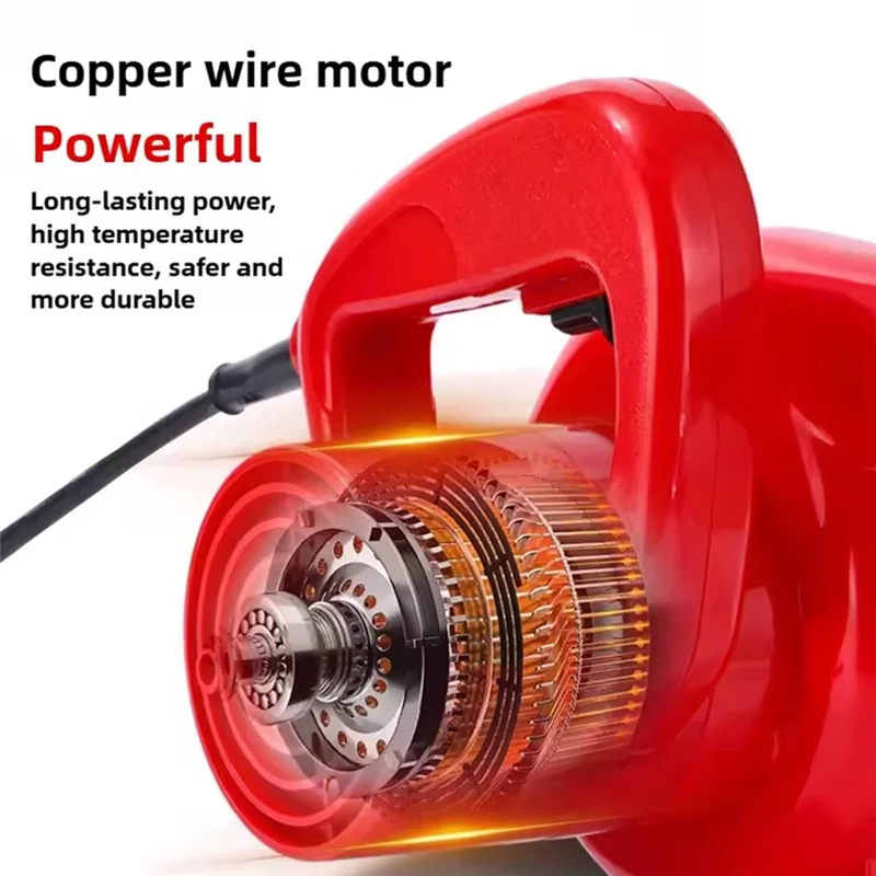 Фото A95I-Power Tools Электрический вентилятор двойного назначения мощностью 1000 Вт и всасывание пыли, очиститель листьев и ПК с вилкой европейского стандарта №4