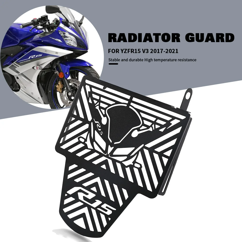 

YZF R15 Radiator Guard Grille Protector Bezel Cover Water Tank Shield For YAMAHA YZF R15 V3 V3.0 VVA 2017 2018 2019 2020 2021