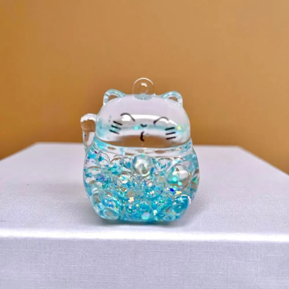 Креативные мини-украшения Maneki Neko зыбучие пески Lucky Cat автомобильное украшение