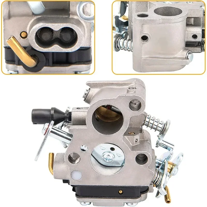 Фото Комплект карбюратора для бензопилы Husqvarna 240 235 120 120E 236 240E C1T-W33, высококачественный набор прокладок карбюратора, садовый инструмент №5