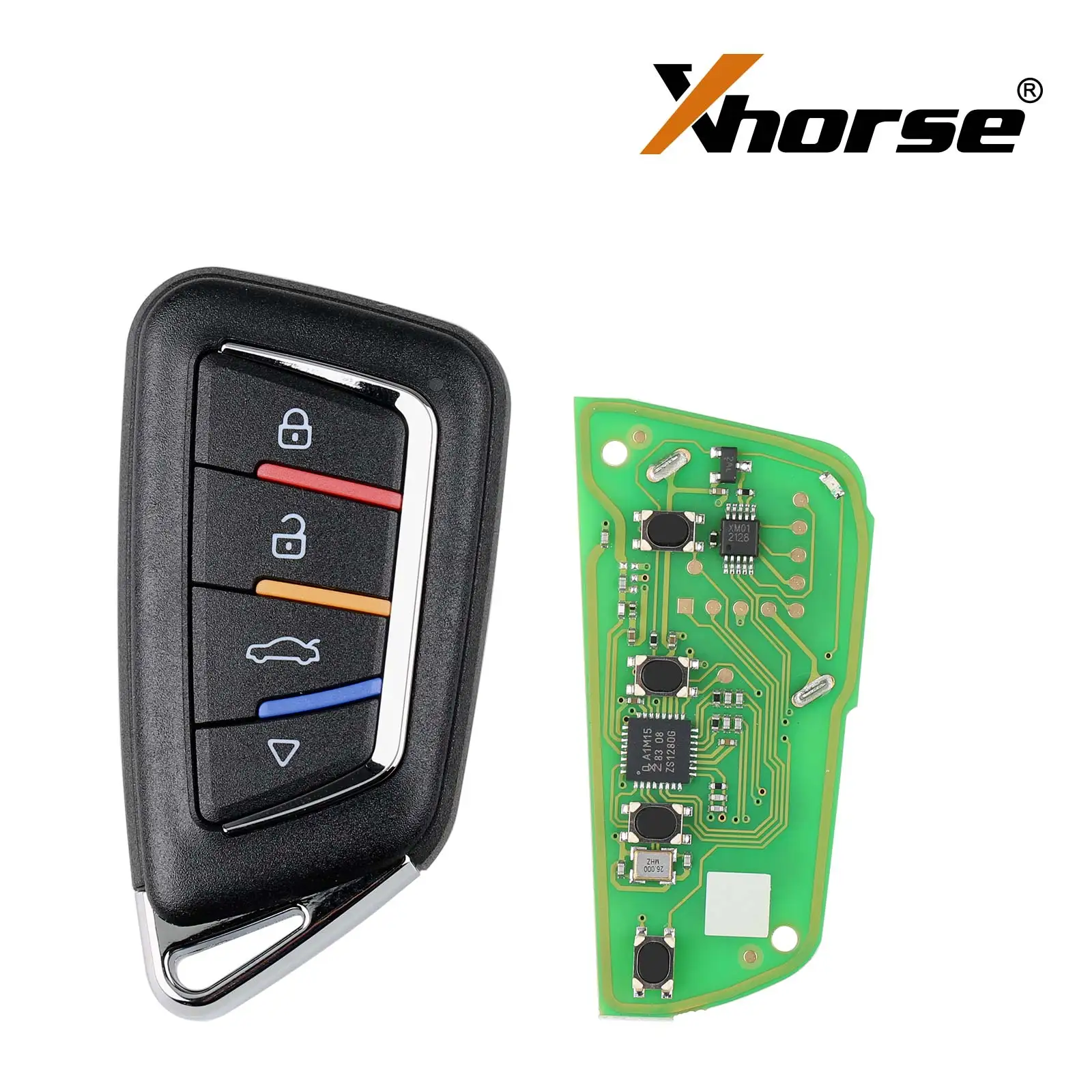 

10 шт./лот XSKF30EN Xhorse VVDI смарт ключ нож стиль 4 кнопки