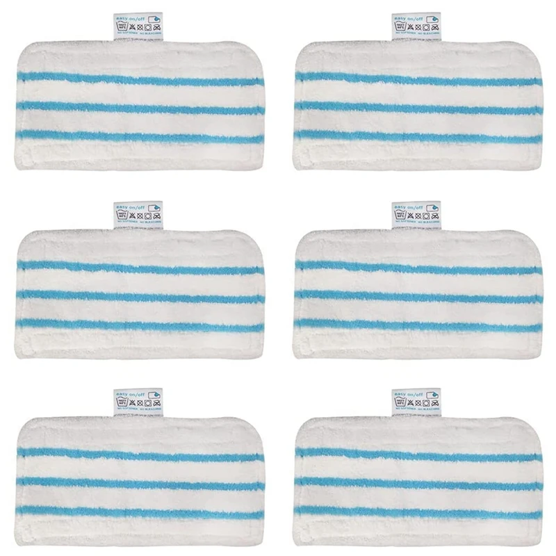 

6 шт./упаковка, Моющиеся Прокладки HSMC1300FX HSMC1321 HSMC1361SGP BDH1855SM BDH1760SM для Black + Decker- Steam Mop 1600 Series