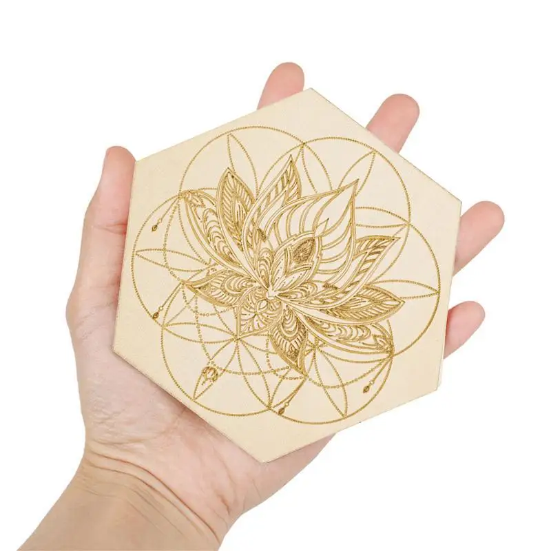 

Wooden Coasters Wood Coasters Wooden Coasters Hexagon Cup Mat Wood Coaster Drink Holder For Tabletop Protection Kitchen Supplies