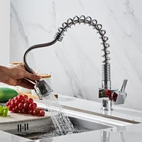 Drinking Water Flexible The Goods Taps For Kitchen Cabinet Faucets With Pull Out Faucet Down Sprayer Appliances Sink Accessories