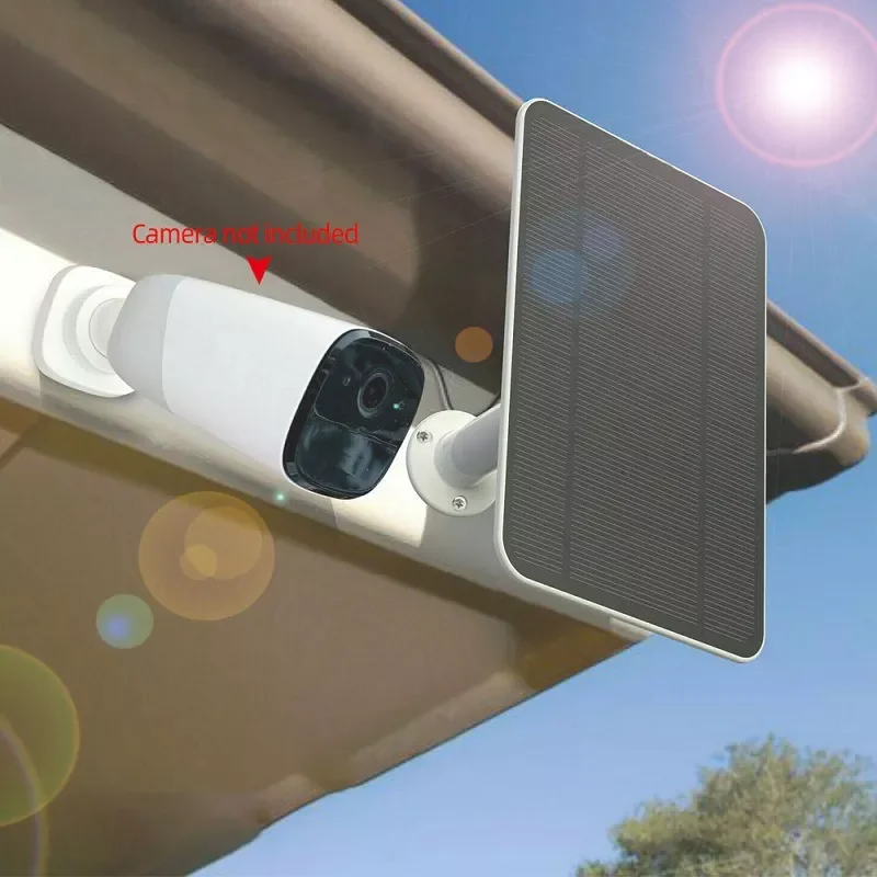 

2023NEW Waterproof Mini Solar Panel Solar Battery Micro USB for IP Security Camera Outdoor Solar Power with 3M/10Ft 5V Charging