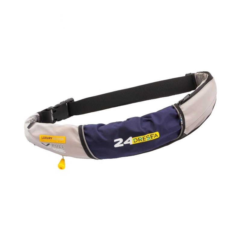 

Daiseanuo Life Jacket Safety Belt with Pocket Manual Inflatable Waist Bag Life Vest PFD for Canoeing Boating Fishing Kayaking