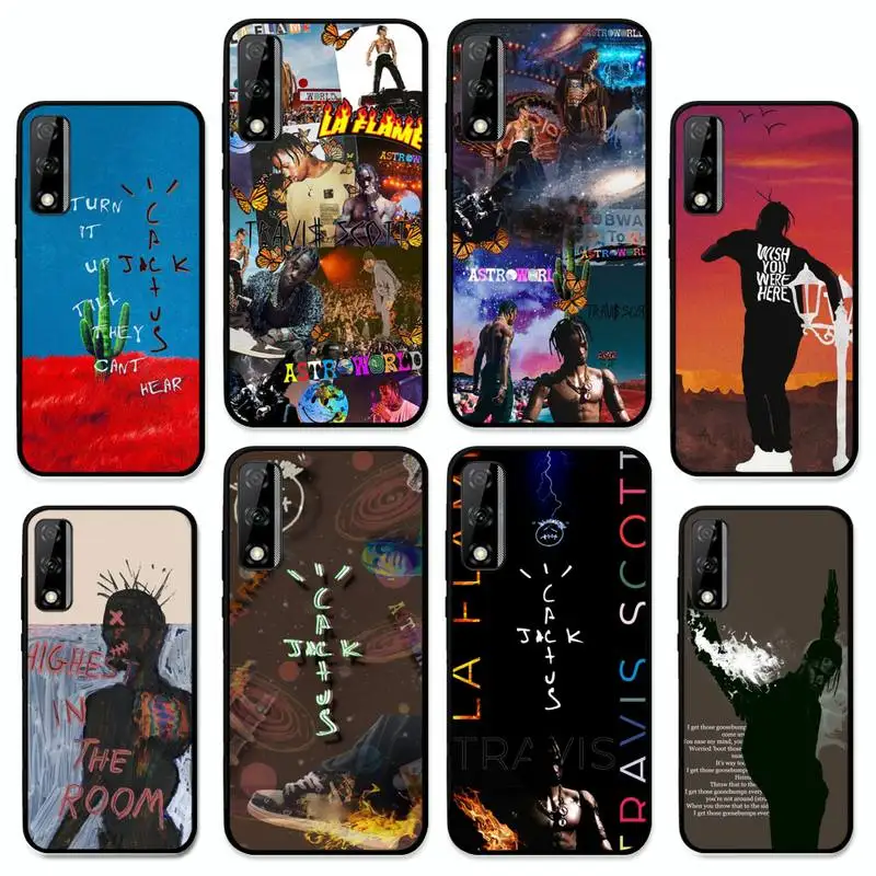 

Jackboys Travis Scott Phone Case for Huawei Y 6 9 7 5 8s prime 2019 2018 enjoy 7 plus