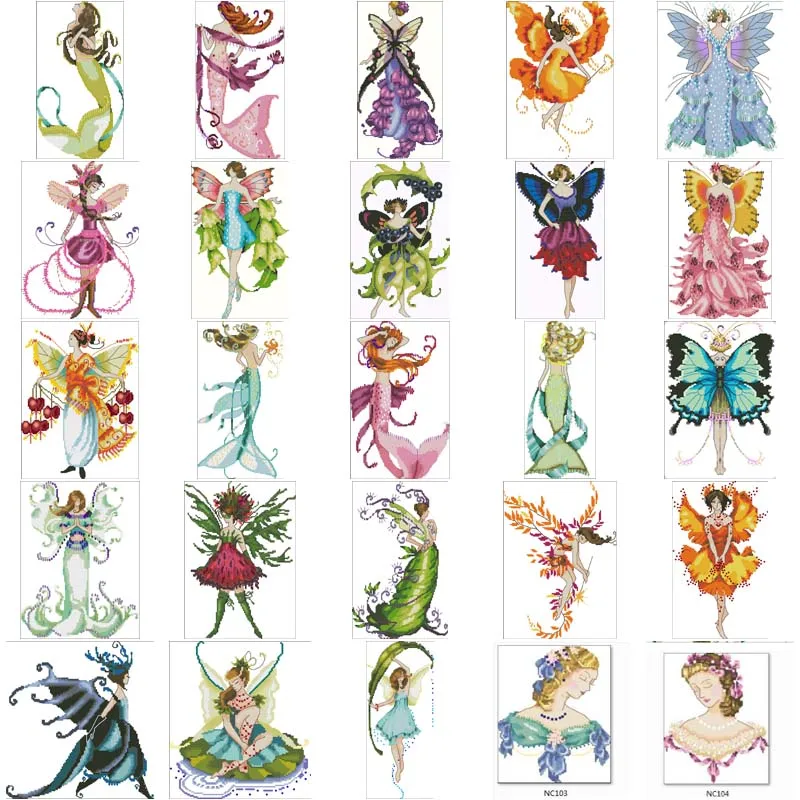 Nc fairy series-nc104 16CT 14CT 18CT наборы для вышивки крестиком DIY китайские вышивка | Дом и сад
