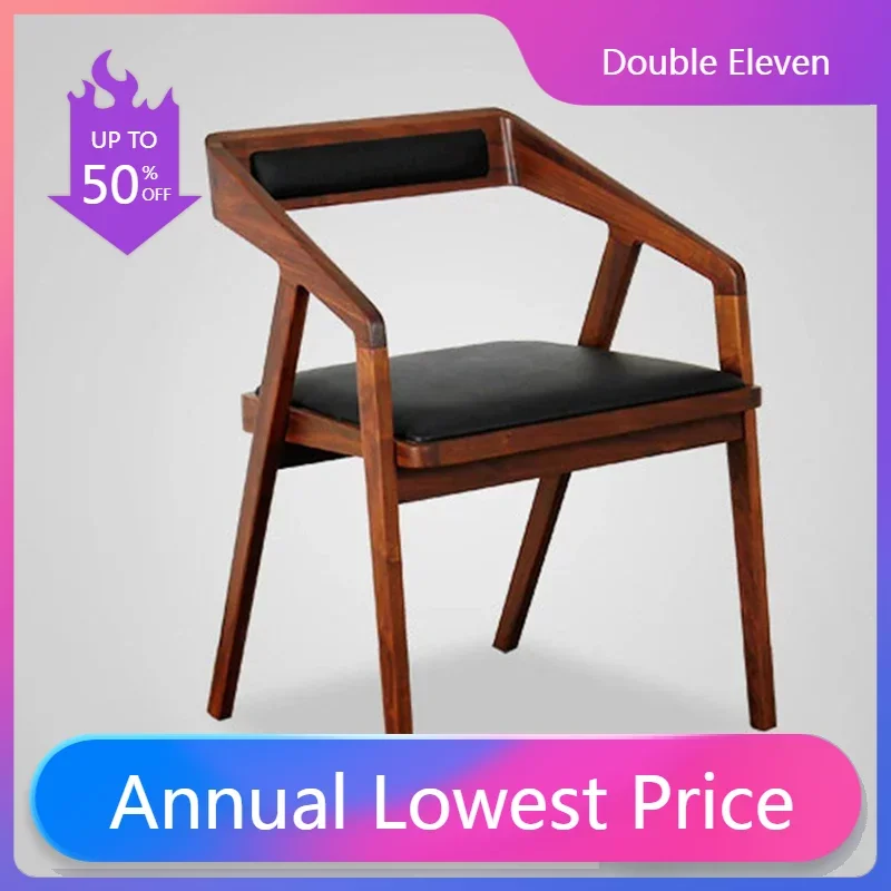 

Clear Accent Dining Chair Wooden Ergonomic Kitchen Outdoor Garden Elegant Relax Modern Dining Chair Mobile Arredamento Furniture