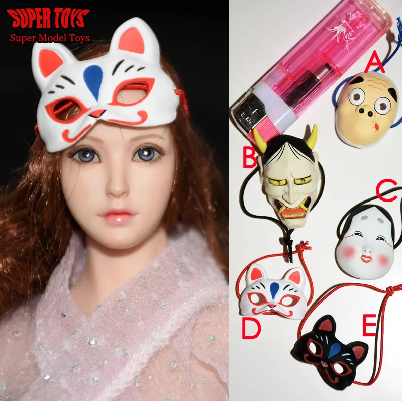 

Масштаб 1/6, милая трендовая мини-маска с рисунком животного, подходит для моделей экшн-фигурок 12 дюймов