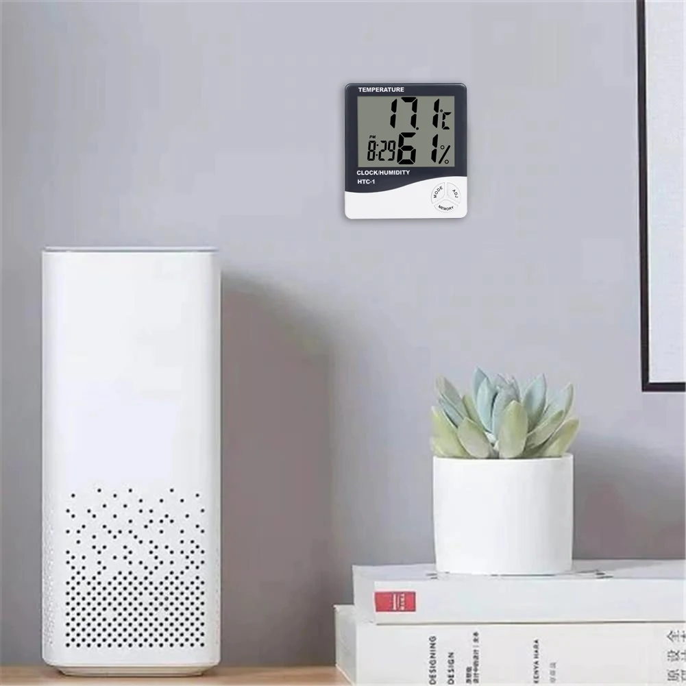 Цифровой Внутренний термометр-гигрометр точный с питанием от батарейки AAA